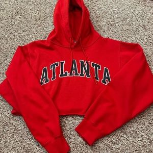 Fashion nova cropped Atlanta hoodie